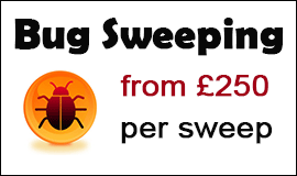 Bug Sweeping Cost in Barrow-in-furness